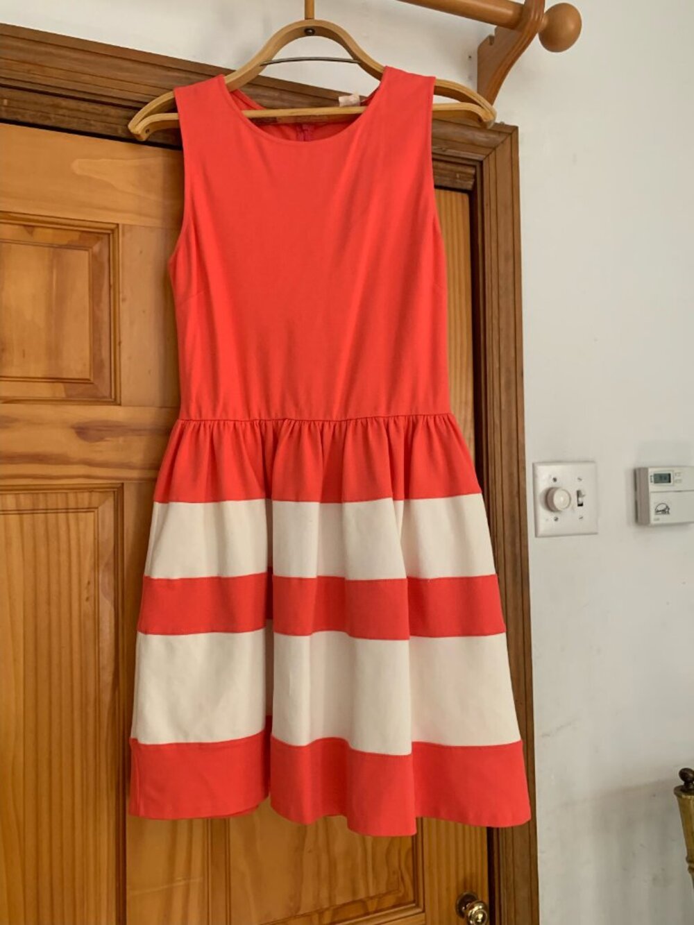 LOVE...ADY GIRL Young LADY Coral Elegant PARTY DRESS Zipper Size L Teen 14-16 y